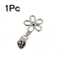 1Pc/2/4Pcs Hollow Flower Shaped Metal Zipper Pulls, Multi-Color Options, Universal Zipper Accessories, Replacement Zipper Pulls For Bags And Clothing - Multicolor - View 23