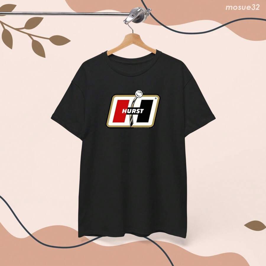 Hurst - Performance Shifters Logo Classic A Black T-Shirt Size S-5XL Made In USA - 黑色 - 查看 1