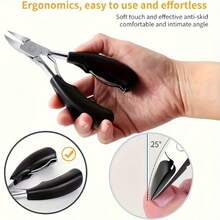 8pcs Heavy-Duty Professional Complete Pedicure And Manicure Set - Stainless Steel Nail Care Tools, Including Nail Clippers, Cuticle Pushers/Removers, Dead Skin Removers - Multicolor - View 3