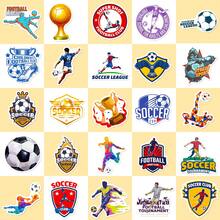 FIFA 50pcs British Football Stickers New Football European World Cup Match Fan Club Stickers School Supplies - A - View 5