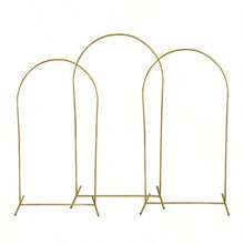Party Arch Frame And Cover Set (Metal Arch Frame With White Arch Cover And Elastic Backdrop; Wedding Arch Frame Cover; Suitable For Birthday Party And Event Decoration) - Multicolor - View 7
