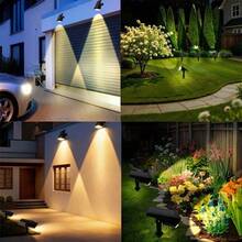 7 LED Solar Spotlight IP65 Outdoor RGB Solar Landscape Light Adjustable Brightness, Suitable For Garden Yard Trees Backyard Driveway Patio Lawn Decoration Path Light Spotlight - 1 - View 12