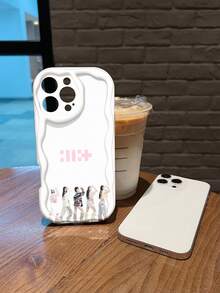 Tema de baile pastel de chicas Kpopfunda de teléfono Fundas compatibles con ,Apple,VIVO,OPPO,,, y Honor.Fabricadas en silicona TPU,ofrecen protección contra golpes y caídas. - Blanco - Ver 5