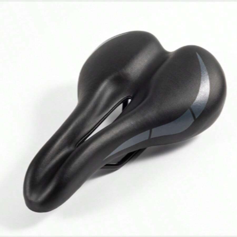 1pc Hollow Gradient 3D Cycling Saddle, Comfortable Road/Mountain Bike Seat, Suitable For Road/Mountain Bike Riding Equipment - Multicolor - View 1
