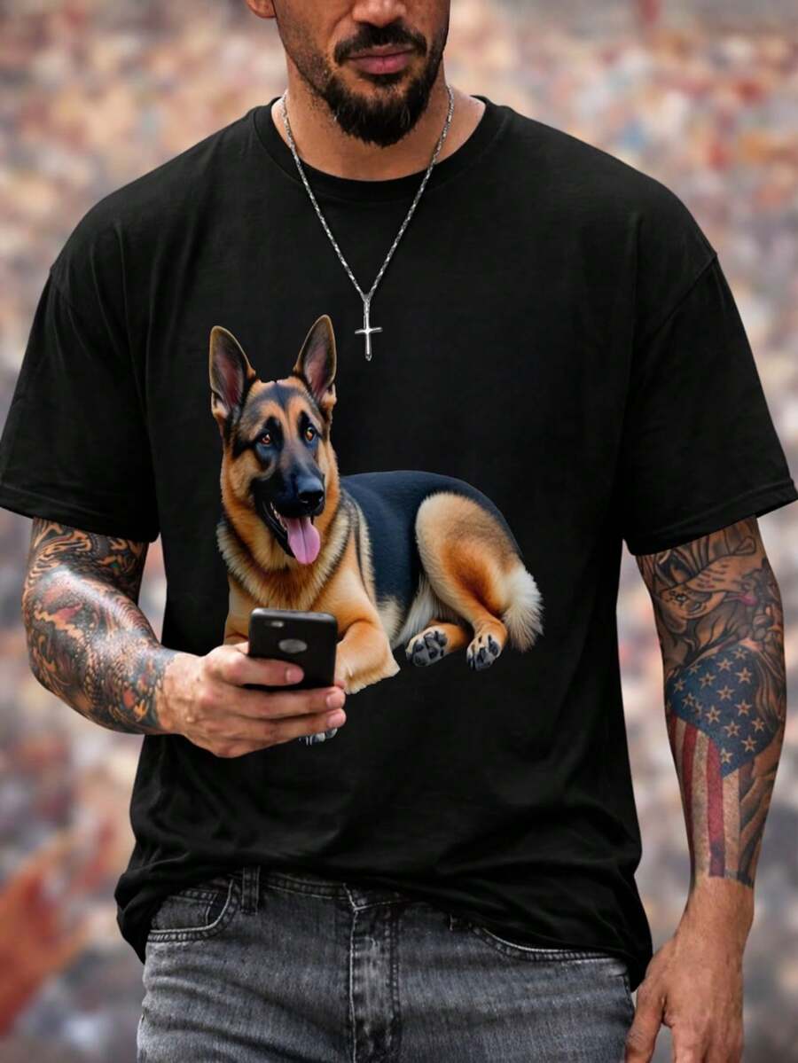 Men T-Shirts - Black - View 1