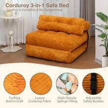 Futons - Orange - View 5