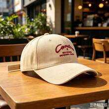 Unisex Letter Embroidered Baseball Cap, Face-Slimming Design, Student Couple Korean Style Versatile Baseball Cap, Outdoor Sun Protection Hat For Men - Multicolor - View 2
