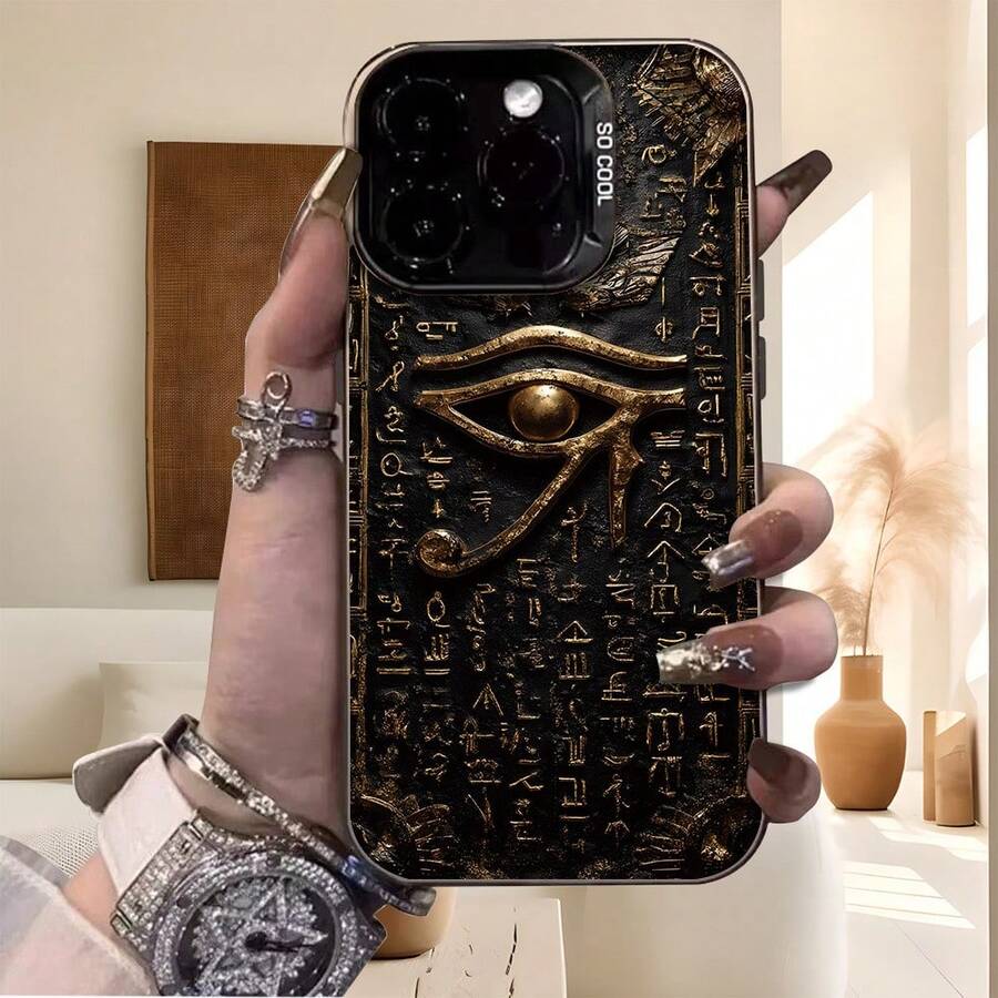 Funda para Teléfono: Funda con el Ojo de Horus del Antiguo Egipto, Compatible con 17, 17 Air, 17 Pro, 17 Pro Max, X, XS, XR, XS Max, 11, 12, 13, 14 Pro, 15, 16 Pro Max. Esta Funda es el Regalo Perfecto. - Multicolor - Ver 1