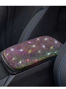 Alfombrilla brillante multicolor para caja de reposabrazos de coche, interior de coche cómodo y antideslizante - Multicolor - Ver 2