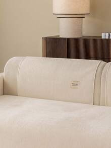 1PC Linen-Like Pet-Resistant Non-Slip Sofa Cushion, Label-Decorated Simple Style Mat, Four-Season Universal Machine-Washable Sofa Protector Cover. - Multiple Styles 1 - View 7