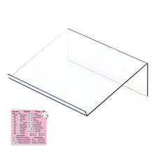 1pc Transparent Acrylic Bookshelf - Acrylic Bookshelf With 2 Book Clips, Open Bookshelf For Display And Reading, Suitable For Art, Bible, Cookbook, Easel, Magazine, Textbook - Sets - View 13
