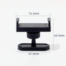 1 PC Strong Magnetic Base Stand For Gyms And Dance Studios: Allows You To Easily Monitor Your Movements And Make Better Adjustments. Also Suitable For Kitchens And Bathrooms. Wall-Mounted Phone Holder For Photography. - Black - View 13