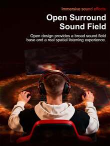 2026 New Acer OHW346 Gaming Headset: Dynamic Spatial Audio, Dual-Core Chip, Large Driver Unit Hi-Fi, All-Day Comfortable Wear, Multiple EQ Modes, Cross-System ENC, Multi-Device Compatible, Suitable For Gaming, Sports And Office - View 9