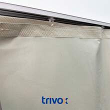 Cortina Corta Luz Trilho Rodiz Blecaute Blackout 2,80 X 1,80 - Bege - Visão 1