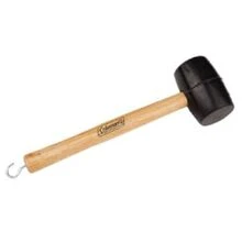 Coleman Rubber Mallet With Tent Peg Remover Hook, Double-Sided Mallet Head Made Of High-Impact Rubber, Great For Camping, Tailgating, Carpentry, Variant 2 - 均碼(4 件裝) - 查看 6
