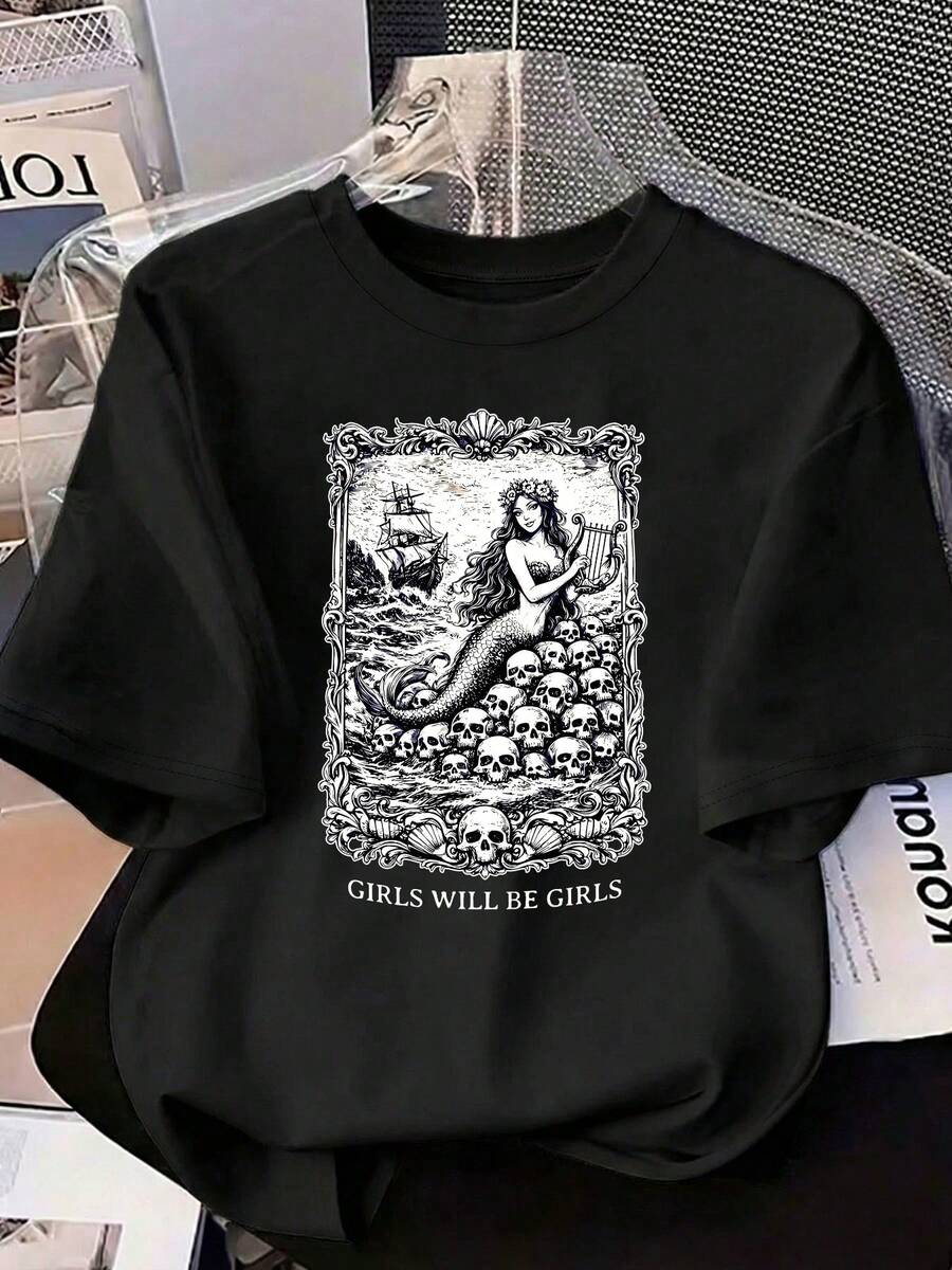 Women T-Shirts - Black - View 1