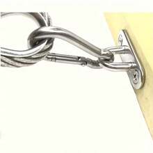 1/3 buah Gantungan Kunci Luar Ruangan 80mm Kait Pengunci Pegas Carabiner Gantungan Kunci Tahan Lama untuk Berkemah dan Bepergian - A - View 3
