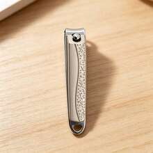 Zinc Alloy Embossed Nail Clipper With File, Large/Small Size Optional | 3D Relief Texture + Quenched Sharp Blade 2-In-1 Manicure Tool | 1pc/2pcs Optional, Non-Slip Durable Nail Care Set - Nail Clippers - View 17