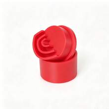 1件裝 雙層螺旋紅色研磨器 50MM 3D列印一體成型 硬塑膠 均勻細碎 便攜小號研磨器 抽菸配件 - 查看 8