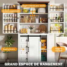 Tall Cabinet With Safety Tilt Mechanism And Snack Shelf, 4 Drawers And Adjustable Shelves, Unique - 白色 - 查看 7