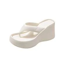 Women Wedges & Platform - Black Leather - View 9