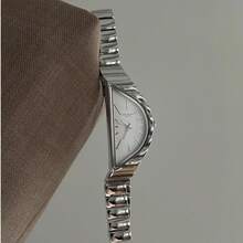 CILOA 1pc Fashionable Exquisite Niche Highly Attractive Luxury Women's Waterproof Wrist Watch For Daily Wear - Silver - View 2