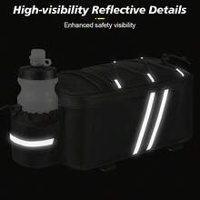 Tas Belakang Sepeda NEWBOLER dengan Kantong Botol Air Kapasitas Besar 8L, Tas Sepeda PVC - MultiWarna - View 4