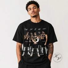 Camiseta New York Knix Champions 2026, Camiseta de Baloncesto Negra Gildan 5100, Regalo para Fanáticos de los Knix, Camiseta con Gráficos de las Finales de la - Negro - Ver 5