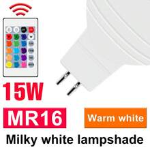 CanLing 15W RGB LED Bulb E27/E26 Spotlight GU10 Recessed Ceiling Light MR16 Pendant Light Bulb E14 4 Dynamic Modes 15 Colors Dimmable Color Changing Atmosphere Light GU5.3 Smart Remote Control Home Gaming Living Room Bedroom Party Decoration Ambient Night Light 85-265V - LED Bulb - View 14