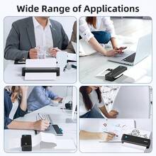 A4 Foldable Thermal Printing Paper, 210x297mm Quick-Dry Inkless Thermal Paper, Black Mark Positioning Continuous Printing, Easy To Tear, Multi-Purpose For Printing Student Assignments, Image Files, Contracts, Compatible With M08F And More Portable Printers - 200 Sheets - View 7