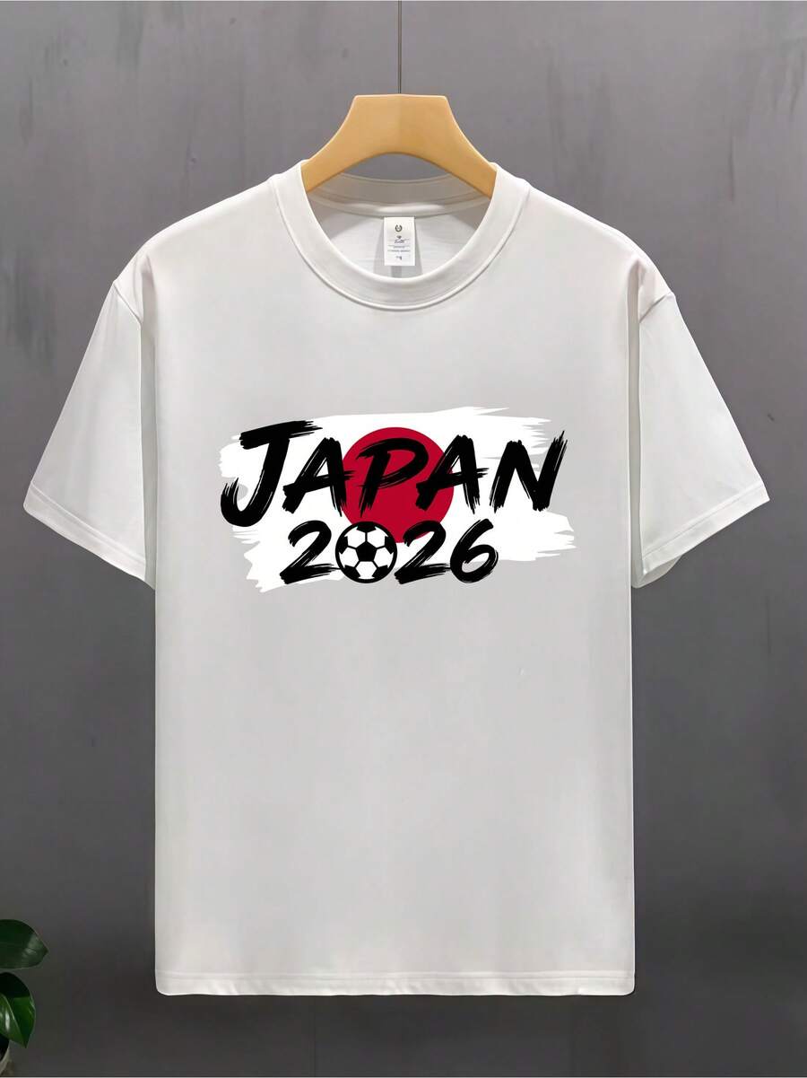 Playera Unisex Japón 2026 Fútbol: Estilo versátil y cómodo para toda la familia.para fans del deporte, diseño único y moderno.¡Consigue la ahora! OFNY - Blanco - Ver 1