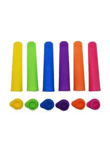 1/6pcs Reusable Silicone Popsicle Molds With Lids, Popsicle Maker For Making Popsicles, Yogurt Bars, Jelly, Kitchen Tool Accessories - Multicolor - View 11