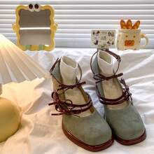 Women Flats - Green - View 5
