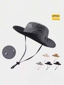 Mũ chống nắng ngoài trời unisex đa năng thoáng khí mới, leo núi, leo trèo, cắm trại, đạp xe, câu cá, chống tia UV, phong cách cao bồi miền Tây, nhiều màu lựa chọn - Nhiều màu - Xem 7
