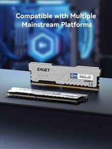 3200MHz DDR4 Desktop Gaming RAM Aluminum Alloy Heat Sink Memory 8GB 16GB For AMD Desktop PC Low Latency Efficient Heat Dissipation - 查看 5