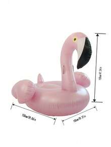 1 pieza Flotador inflable de flamenco rosa, juguete inflable para piscina de gran tamaño, balsa flotante divertida para la playa, decoración para fiesta de natación, asiento de relajación para piscina en verano, apto para 1-3 personas, perfecto para vacaciones y fiestas, esencial para la playa, esencial para la piscina - Montes de agua - Ver 13