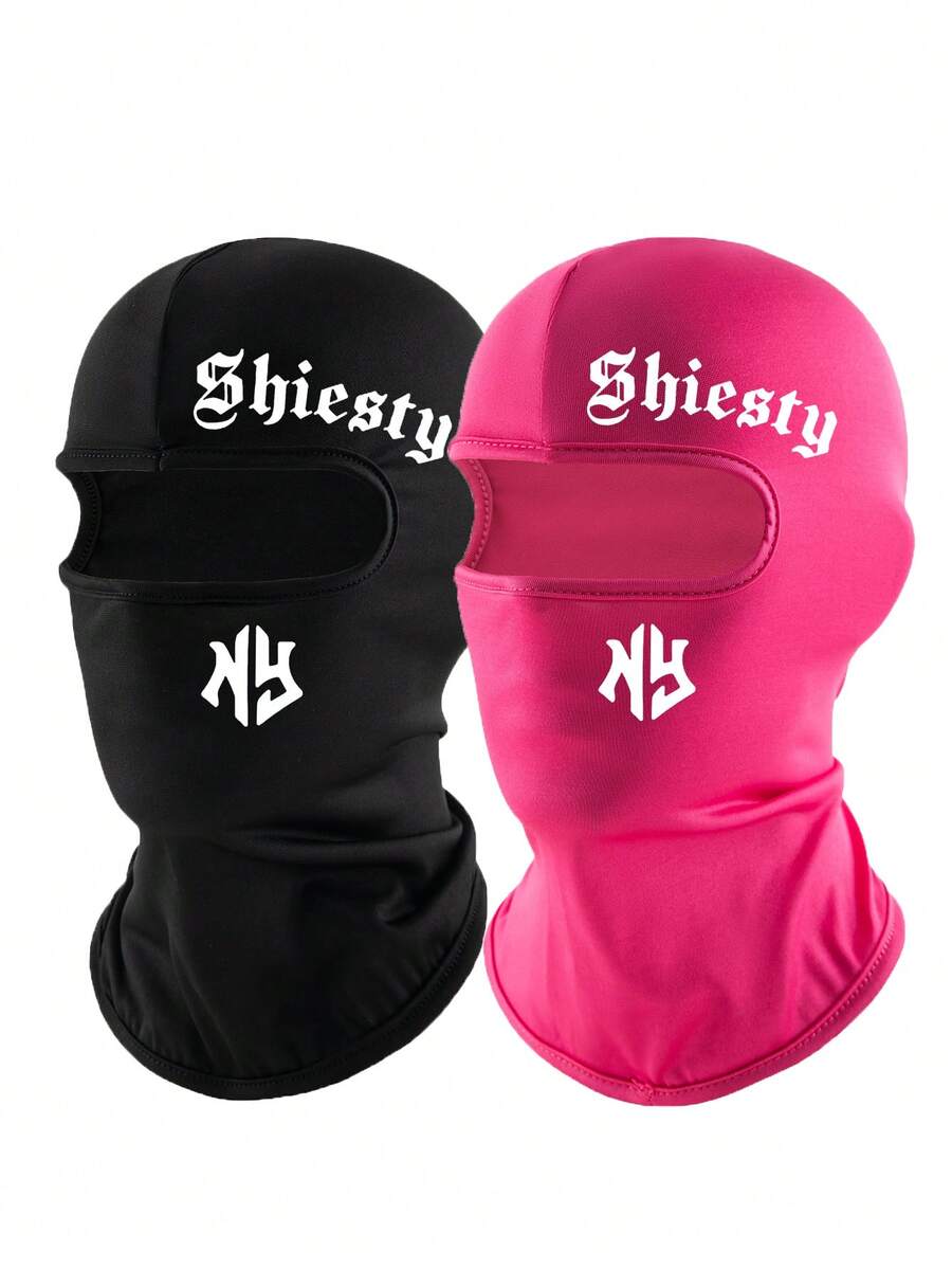 1pc/2pcs/3pcs Unisex Balaclava Hat, Cycling Sun Protection Face Mask Headwear, Multiple Wearing Styles, Suitable For Daily Motorcycle Riding, Hiking, Skiing, Ice Skating And Other Sports - Style 6 - View 1