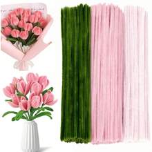 80/300/400/575pcs Pipe Cleaner Sticks Pink Floral Handmade Set With Tutorial Video, Graduation Season Back To School Crafts, Student And Family Holiday Gift, Photo Frame Floral Decoration, Travel Souvenir Gift - Multicolor - View 15