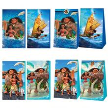 Disney 24-Piece Moana Gift Bag Set, Cartoon-Themed Party Supplies Set, Gift Wrapping Accessories, Party Gift Bags, Suitable For Birthday Gifts. - Multicolor - View 2