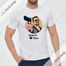 Big Lebowski The Dude complies mit lustigem klassischem Film-Grafik-Shirt, lockerem Kurzarm-T-Shirt mit Rundhalsausschnitt, Harajuku-Straßenkleidung - 0220586 - Übersicht 7