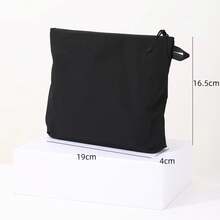 1pcs Waterproof Storage Bag For Tool Foldable Outdoor Travel Wash Bag Portable ID Bag File Bag Women Large Capacity Cosmetic Bag - Green 30x4x20cm - View 8