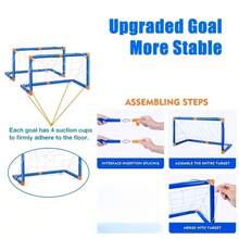 Mini Soccer Goal Set With Ball And Net, 77cm Wide, Portable Soccer Goal, Easy To Assemble, Soccer Sports Accessories, Soccer Practice Equipment, Outdoor Sports Accessories, Improve Accuracy, Sports Equipment, Team Sports - One Size Fits All - View 6