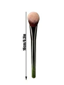 1pc Enhanced M65 Contour & Blush Brush, Soft Bristle Brush, Suitable For Beginners, Natural Makeup Application - Multicolor - View 9