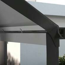 Outsunny 10 X 20ft Carport Roof, UV Resistant Canopy Replacement, Fits 84C-378V00 And 84C-206 Series, Dark Gray-XY105072 - 84C-447V00CG - View 7