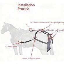 Waterproof Horse Manure Bag, Scenic Area Horse Manure Bag, Horse Manure Storage Bag, Washable City/Scenic Area Horse Manure Bag, Horse Manure Storage Bag - Black - View 10
