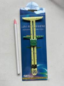 1pc Adjustable Sewing Gauge Multifunctional Sliding T-Square Ruler, Portable Fabric Marking & Measuring Tool With Clear Scale, DIY Quilting Sewing Accessory For Fabric Marking, Tailoring, Home Craft Projects - Patchwork Ruler - View 14