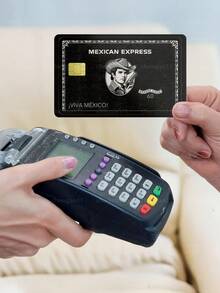 1/2/4/5/10入 墨西哥牛仔信用卡貼紙保護套，Mexican Express Long Live Party 生日禮物，PVC材質 防指紋 耐用 防刮耐磨，適合男士、女士、情侶，小晶片卡、銀行卡裝飾貼紙，信用卡、會員卡、交通卡、學生校園卡DIY - A款 - 查看 4