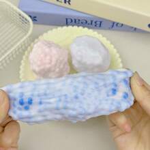 1pc New Fun Handmade Squeezable Green Ball, Suitable For Making Creative Toys, Global Family Gathering - Baby Blue - View 7