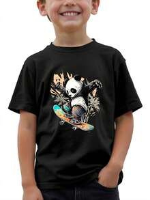 Tween Boys T-Shirts - Black - View 1