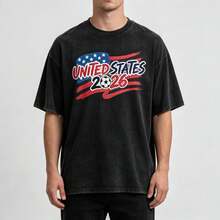 amiseta de Fútbol, Diseño Gráfico de Balón en Negritas, Ropa Casual Urbana para Verdaderos Aficionados al Fútbol, Camiseta Casual de Manga Corta para Hombre, Camiseta Estampada 100% Algodón. - Blanco - Ver 2